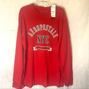 NEW Aeropostale NYC-87 Logo Graphic Long Sleeve M